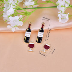 2 Pack Wine Glass Drip Oil Jewelry Accessories