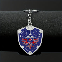 Shield Pendant Keychain Car Bag Pendant
