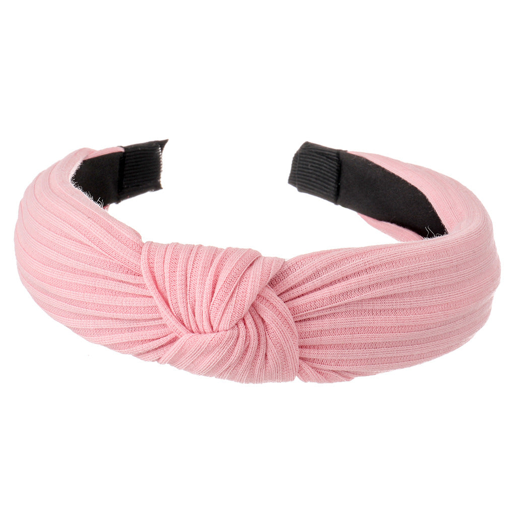 Twist Knotted Headband Solid Hair Hoop Cross Knot Women's Hair Accessories