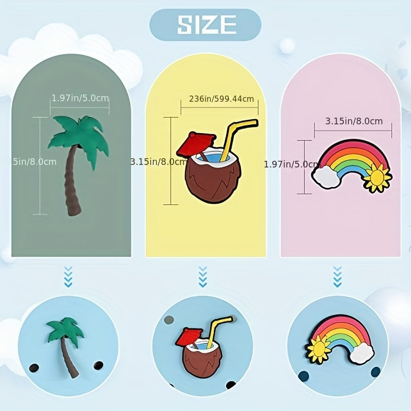 Travel Beach Bag Buckle Cartoon DIY Decorations For Travel Bags