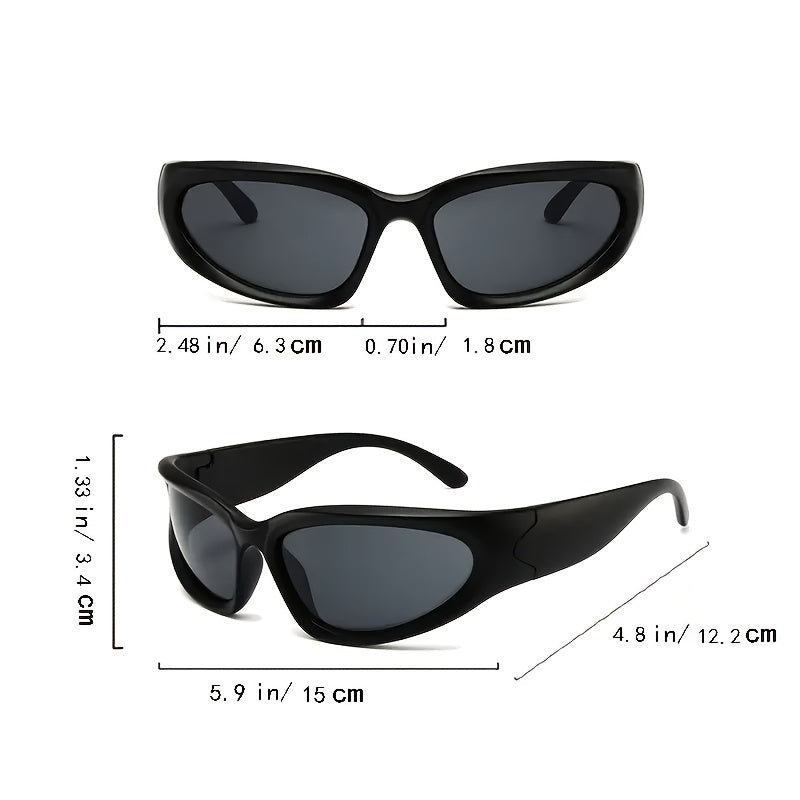 Wrap Around Sport Sunglasses Unisex Shades For Women Men