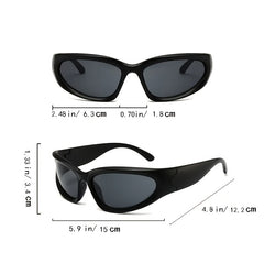 Wrap Around Sport Sunglasses Unisex Shades For Women Men