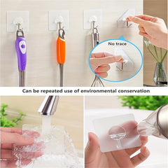 Heavy Duty Adhesive Hooks Towel Coat Hooks Waterproof Kitchen Bathroom