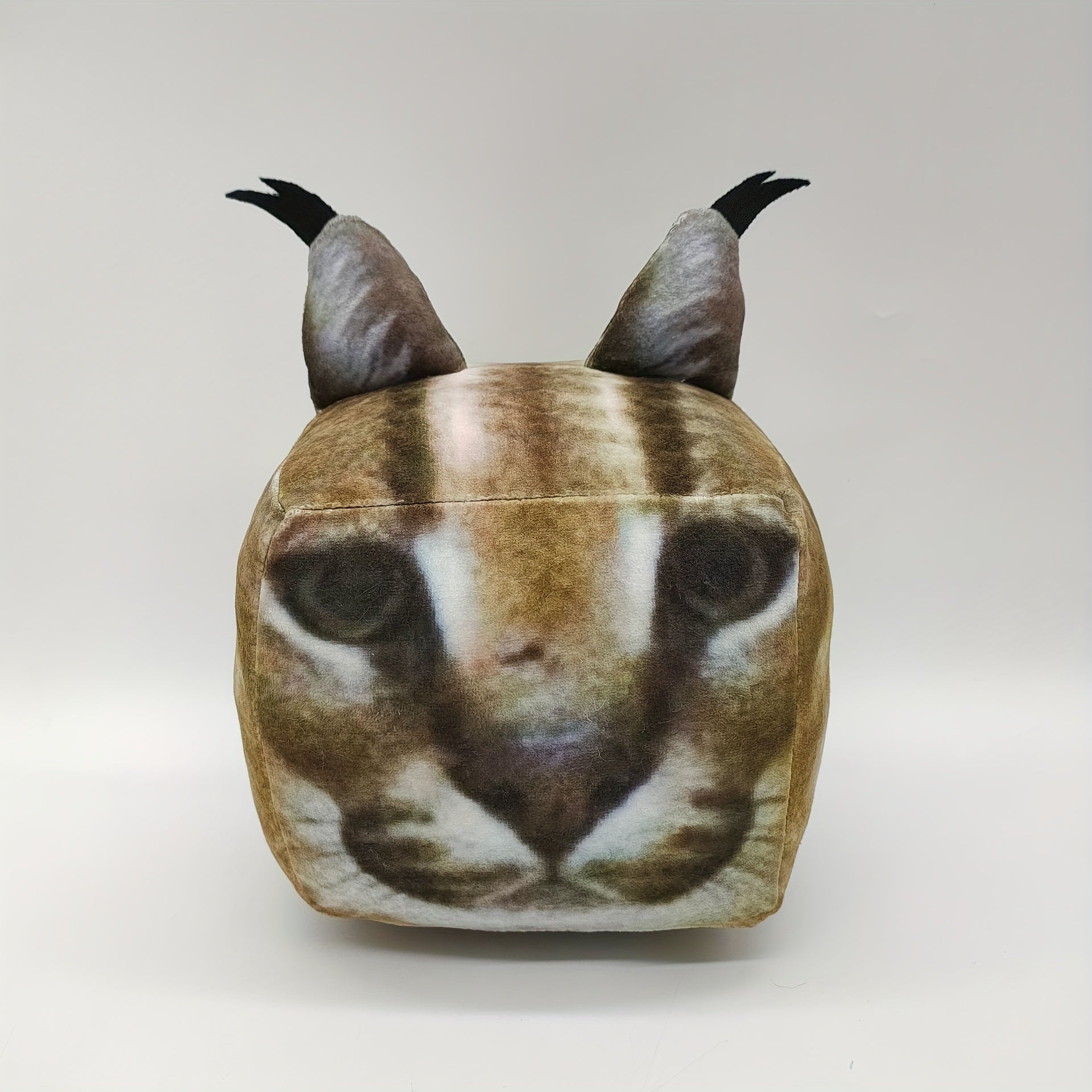 Caracal Cat Cube Body Pillow Soft Plushies Stuffed Animal Throw Pillow Doll Toy
