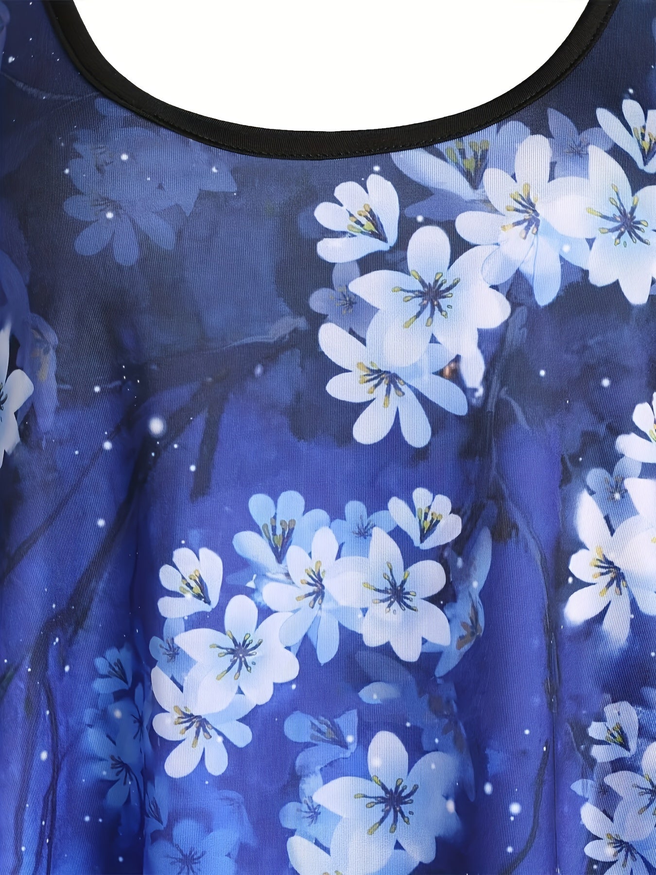  Boho Ombre Floral Print Cami Top