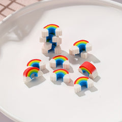 20pcs Rainbow Eraser Student Mini Eraser Cartoon Eraser
