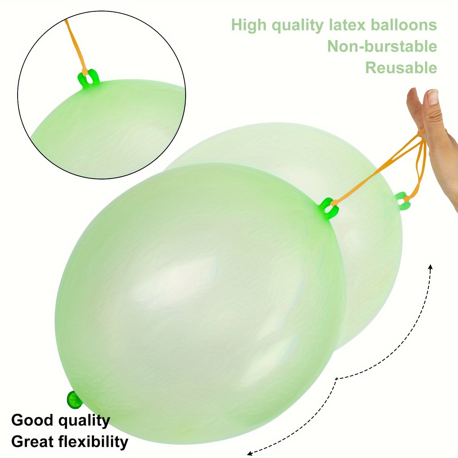 12pcs Punched Balloons in Various Colors for Birthday Parties