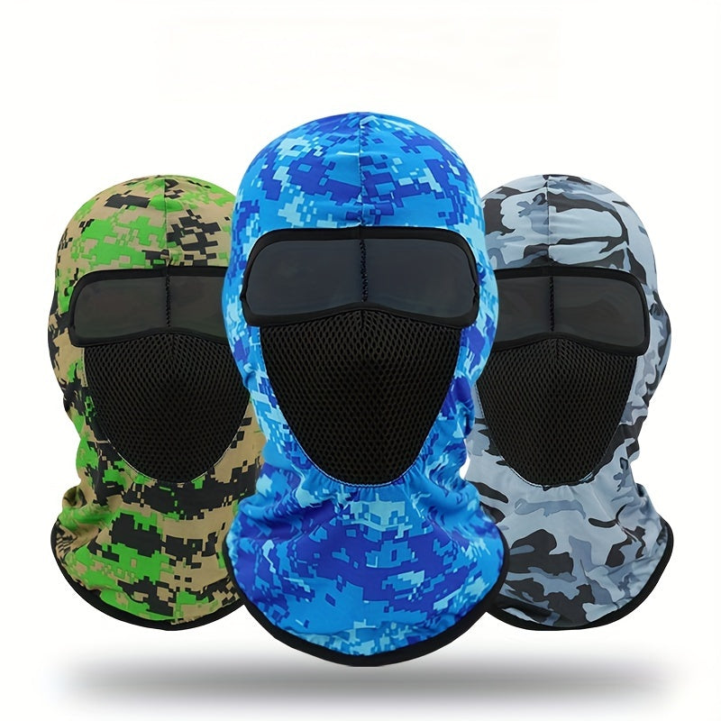 Camouflage Print Windproof Cycling Mask for Outdoor Sports