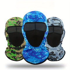 Camouflage Print Windproof Cycling Mask for Outdoor Sports