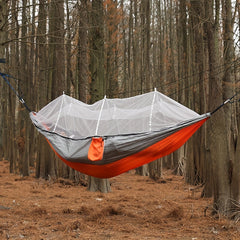 Anti Rollover Double Hammock with Mosquito Net