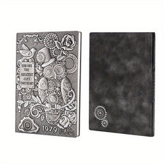 A5 Owl Embossed Notebook Retro Diary