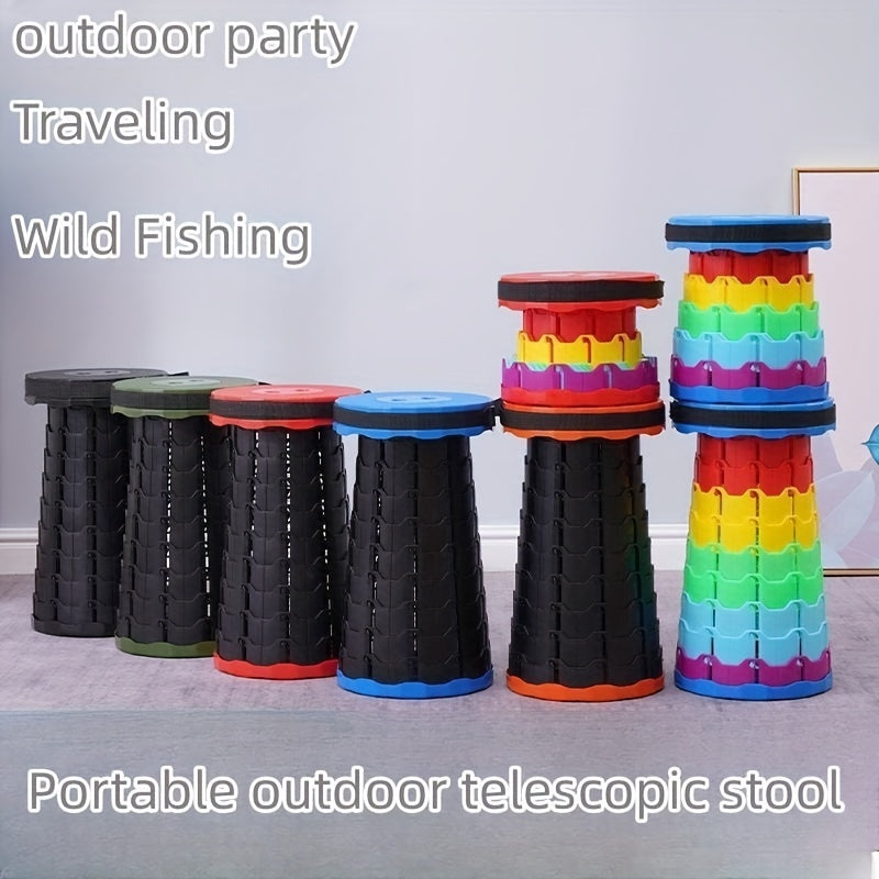 Portable Telescopic Stool for Outdoor Camping Fishing