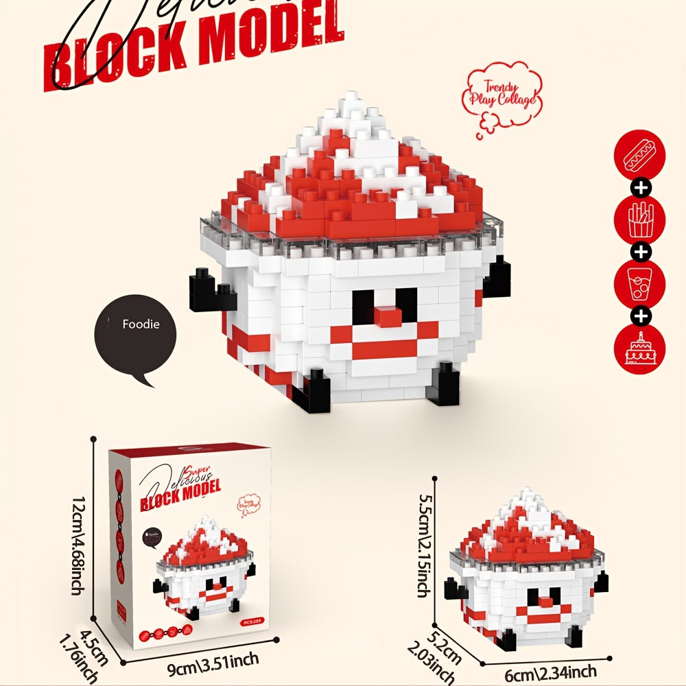 Building Blocks Toys Happy Food Play Series