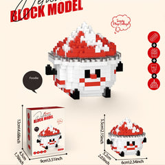 Building Blocks Toys Happy Food Play Series