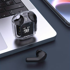 Coverless Wireless V5 3 TWS Earbuds Digital Display Low Latency Auto On