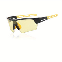Men's Sports Sunglasses Unisex Cycling Sunglasses with Pressure-resistant Case