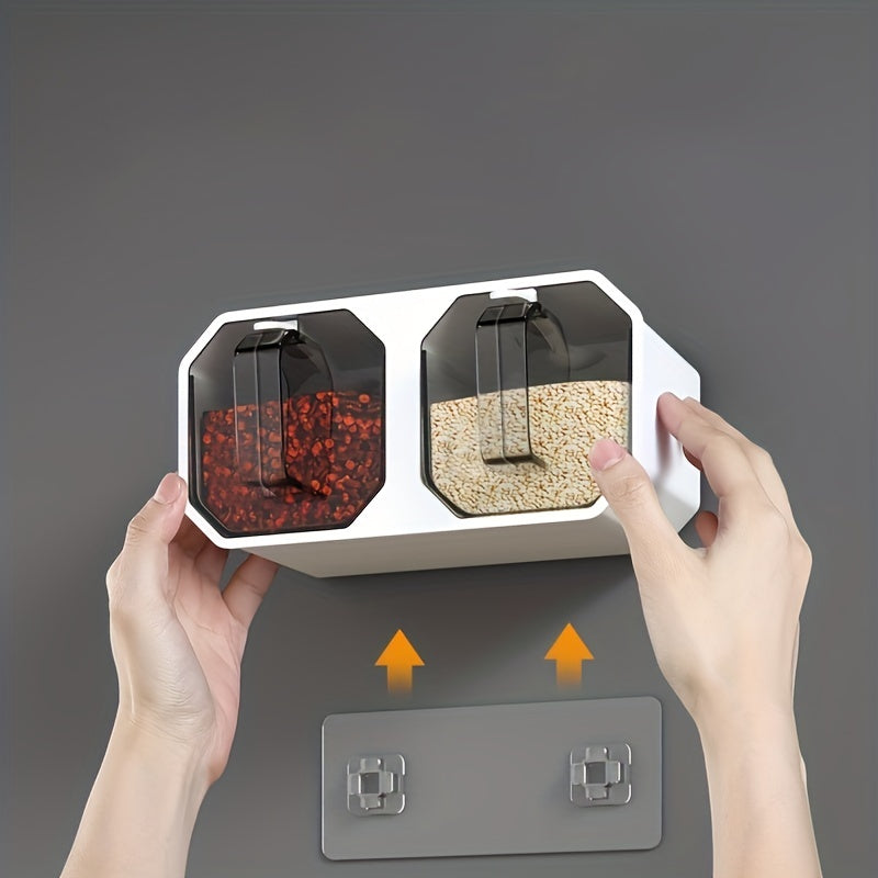 Wall mounted Seasoning Box Kitchen Storage Container