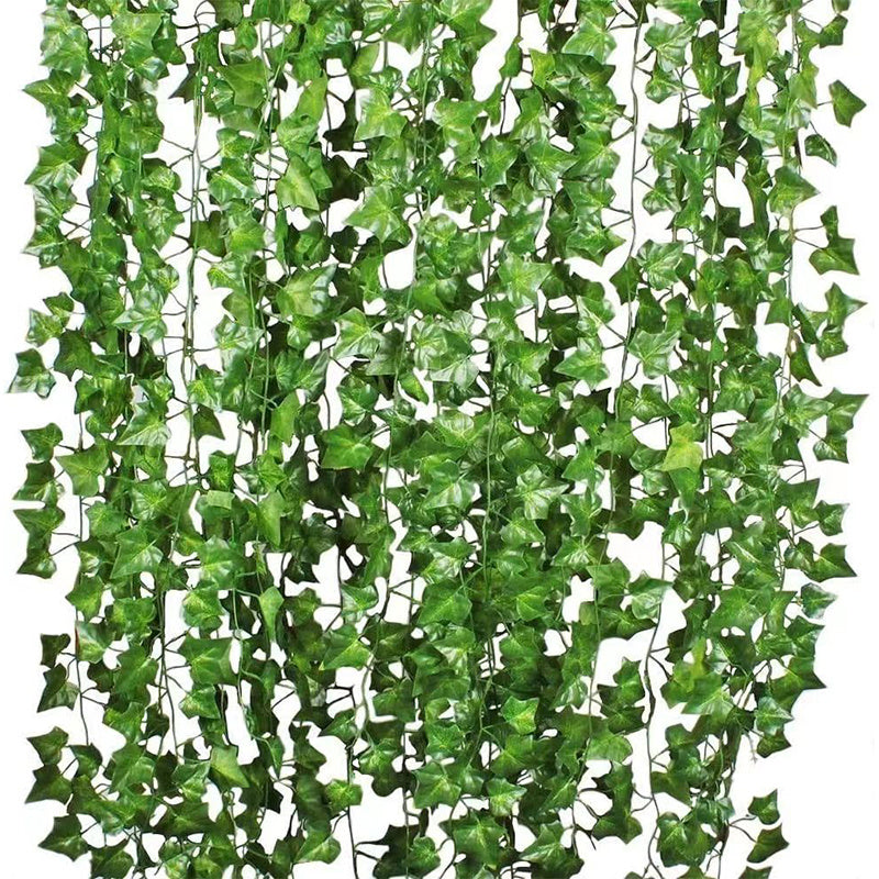 12pcs Artificial Ivy Garland 86.4 Feet Silk Leaves Greenery Home Garden Wedding