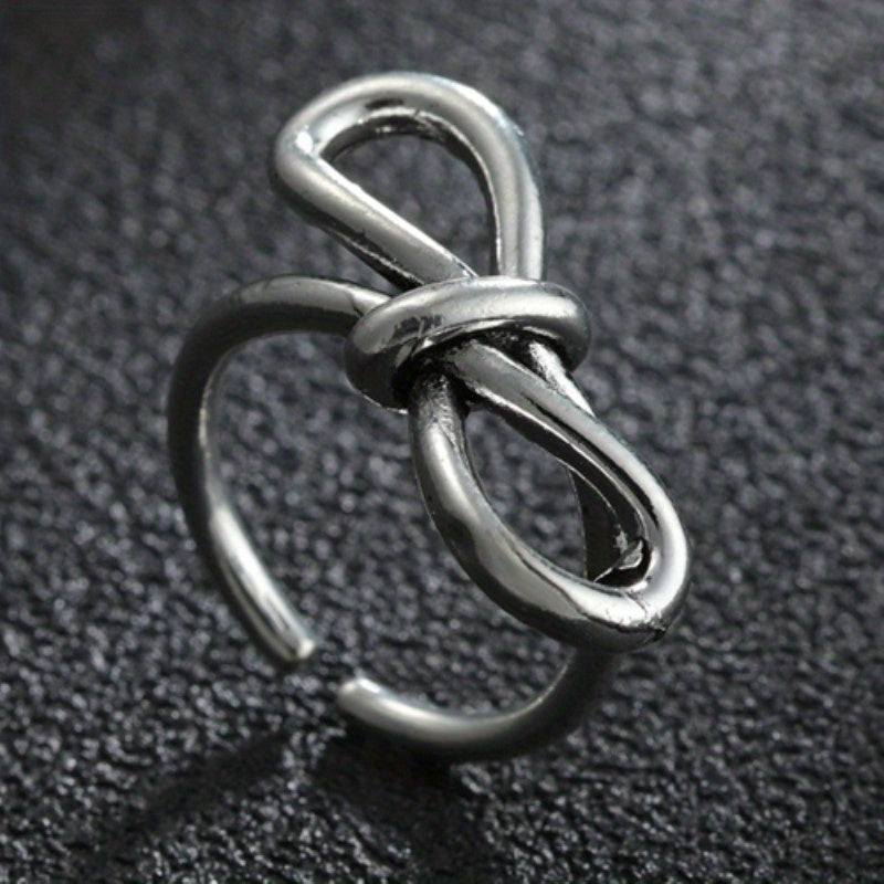 Men's Vintage Flower Snake Hug Ring Punk Metal Boho Party Jewelry
