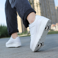 Chunky Skate Shoes Removable Retractable Wear Resistant Breathable