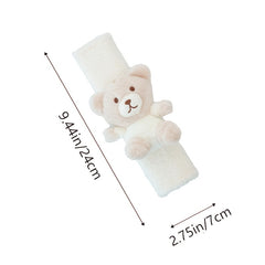 3D Car Seat Belt Cover Shoulder Protectors Plush Cartoon Insurance Covers