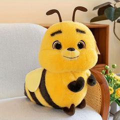 Bee Plush Toy Yellow Stuffed Animal Decoration Cozy Home Plush Toy