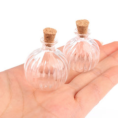 1/12 Dollhouse Glass Bottle Cork Cover Jar Vials Doll House Decor