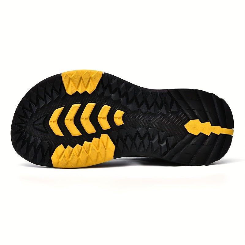 Men's Closed Toe Anti Collision Sandals Wear resistant Non Slip Beach Shoes