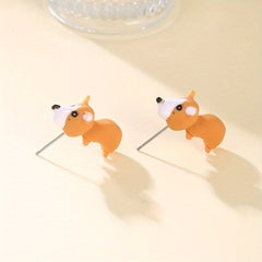 Funny Animal Stud Earrings for Girls