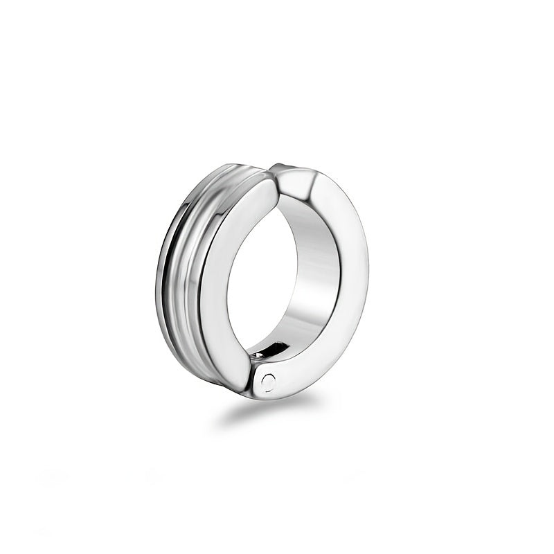 1PC Punk Titanium Steel Ear Clip Earrings