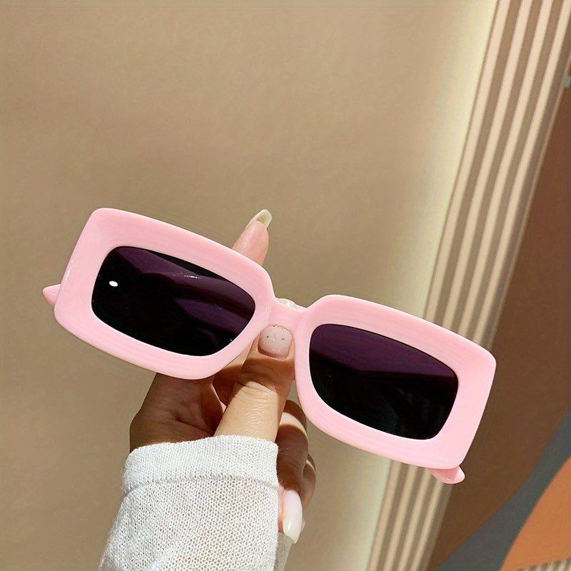 Y2K Rectangle Sunglasses UV400 Sun Shades Glasses