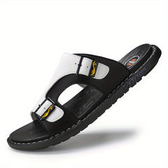 Men's Non Slip Sandals Wear resistant Comfy Slides Beach Shoes Summer