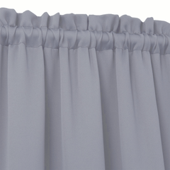 2pcs Blackout Curtains Thermal Insulated Short Kitchen Curtains 25x36 Inches