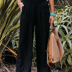 Elastic Loose Wide Leg Pants for Spring & Summer