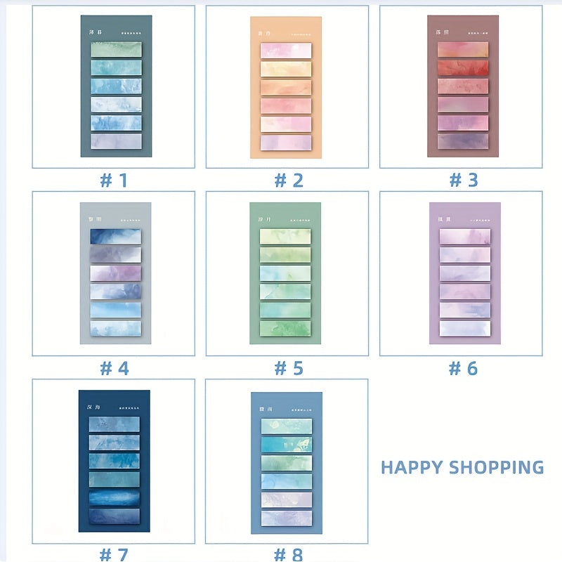120 Gradient Index Stickers for Lovely Classification