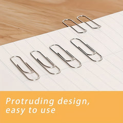 80pcs Assorted Sizes Paper Clips Large & Small for Office School Home Desk