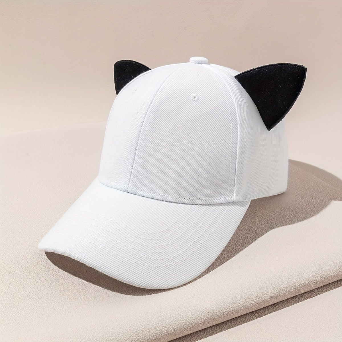 Kids Sunshade Baseball Cap with Cat Ears for Outdoor Sport