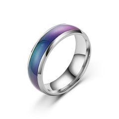1pc Stainless Steel Couple's Changing Ring