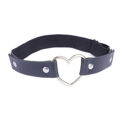 Leather Legs Band Sexy Leg Straps With Heart Shape Ring