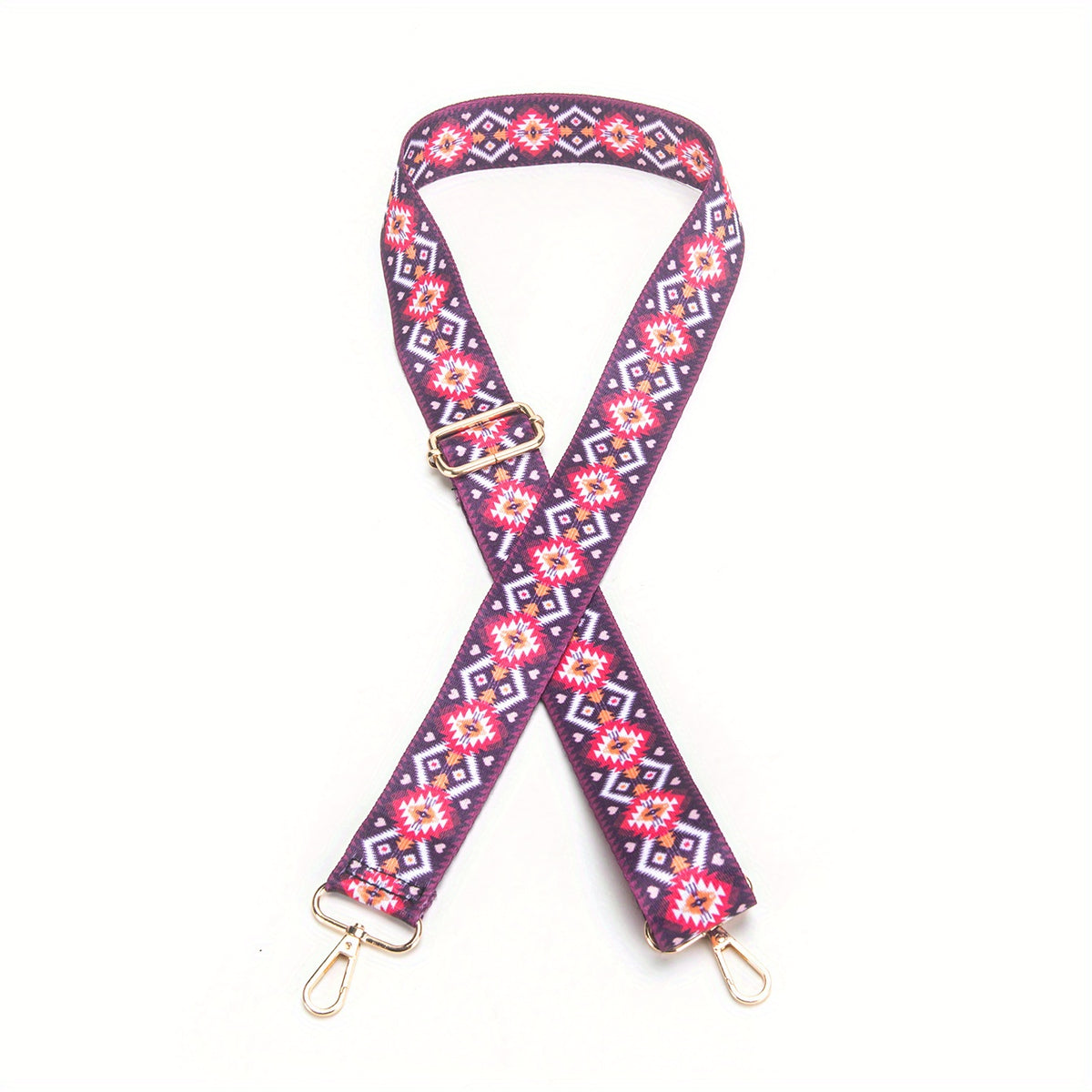 Bohemian Colorful Striped Shoulder Strap Ethnic Style Wide Purse Strap