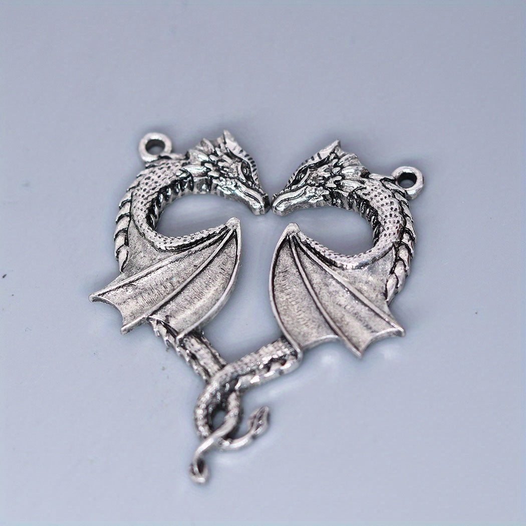 5pcs Viking Dragon Charm For DIY Jewelry Making