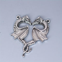 5pcs Viking Dragon Charm For DIY Jewelry Making