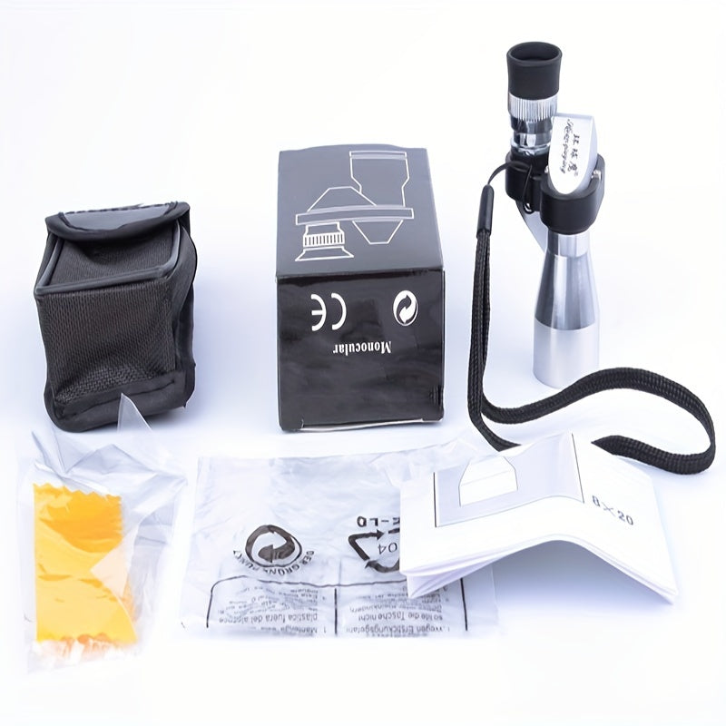 HD Mobile Phone Photography Monocular Mini Outdoor Telescope with Phone Clip