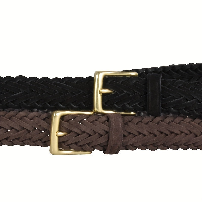  Braided Leather Belt for Women