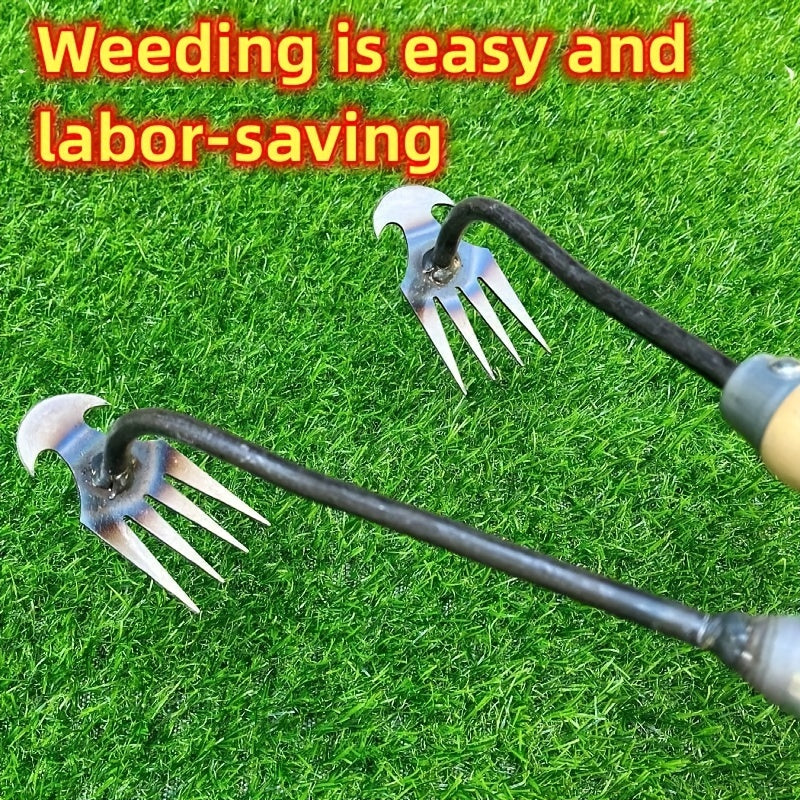 Gardening Hoe Weeding Artifact Manganese Steel Rooted Grass Loose Soil Digging