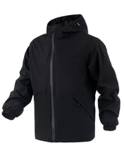 Men's Casual Hooded Waterproof Windbreaker Jacket for Outdoors