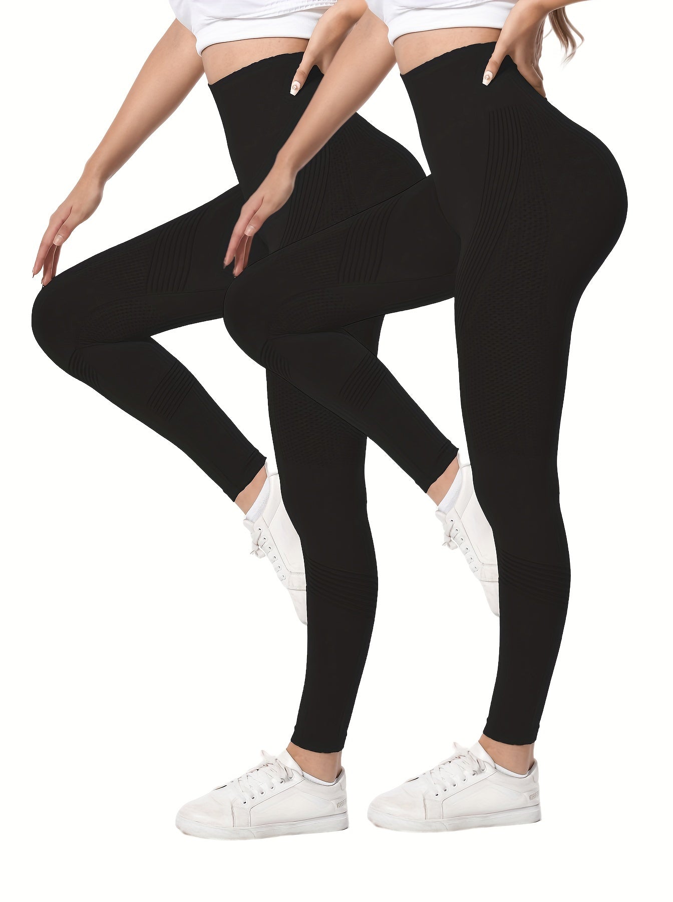 High Stretch Sports Leggings High Waist Running Workout Tight Pants