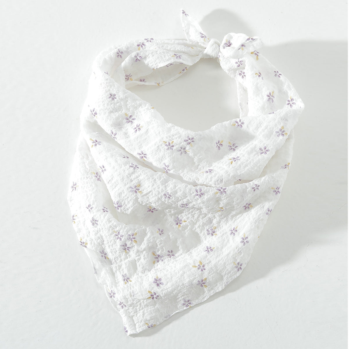 Floral Print Hair Bandanas Headscarf Women Hairbands Fabric Headwrap