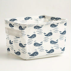 Mini Storage Basket Organizer For Makeup Book Baby Toy Canvas Bag
