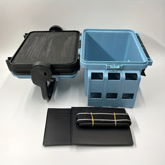 Lockable Fishing Tackle Box with Large Capacity